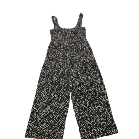 MELLODAY Pants Jumpsuits Melloday Black Tan Pattern